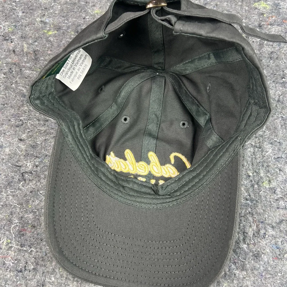 Cabela's Club Adjustable Hat Unisex Gray Yellow Cap One Size Used